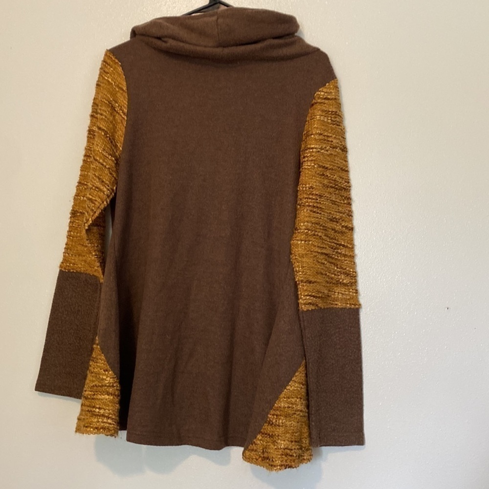 Anthropology a’reve cowl neck cozy wrap sweater size medium - Picture 7 of 13